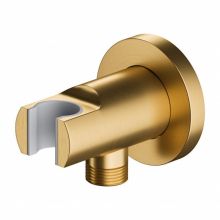  UNI R Brushed Gold Shower Connection Holder