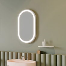 LED огледало с цветна рамка за баня Puno 40