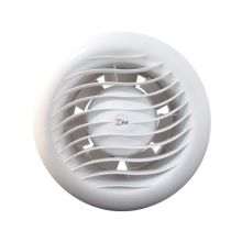 Двустепенен кръгъл бял вентилатор за баня ММВ100-2S 