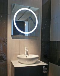 LED огледало за баня Round 