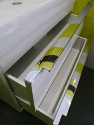 PVC шкаф с мивка за баня Experta 80 с чекмеджета 